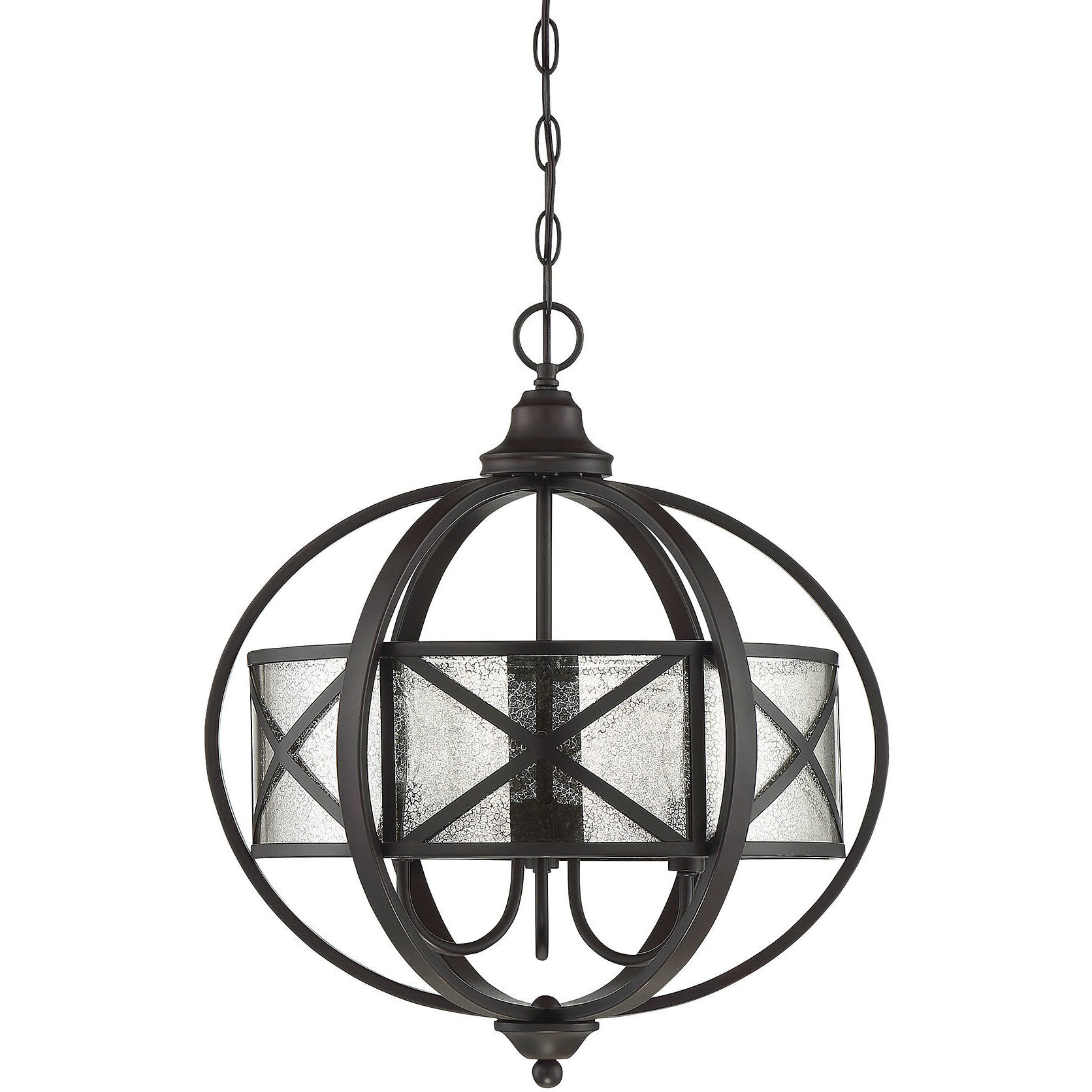 Holland 3 Light 19 inch English Bronze Pendant Ceiling Light