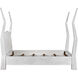 Patras White Wash Bed, Eastern King