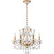 Century 6 Light 21 inch French Gold Chandelier Ceiling Light