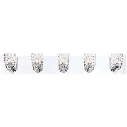 Banbury LED 34 inch Chrome Vanity Light Wall Light