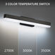 Styx LED 37 inch Black Bath Vanity & Wall Light, dweLED