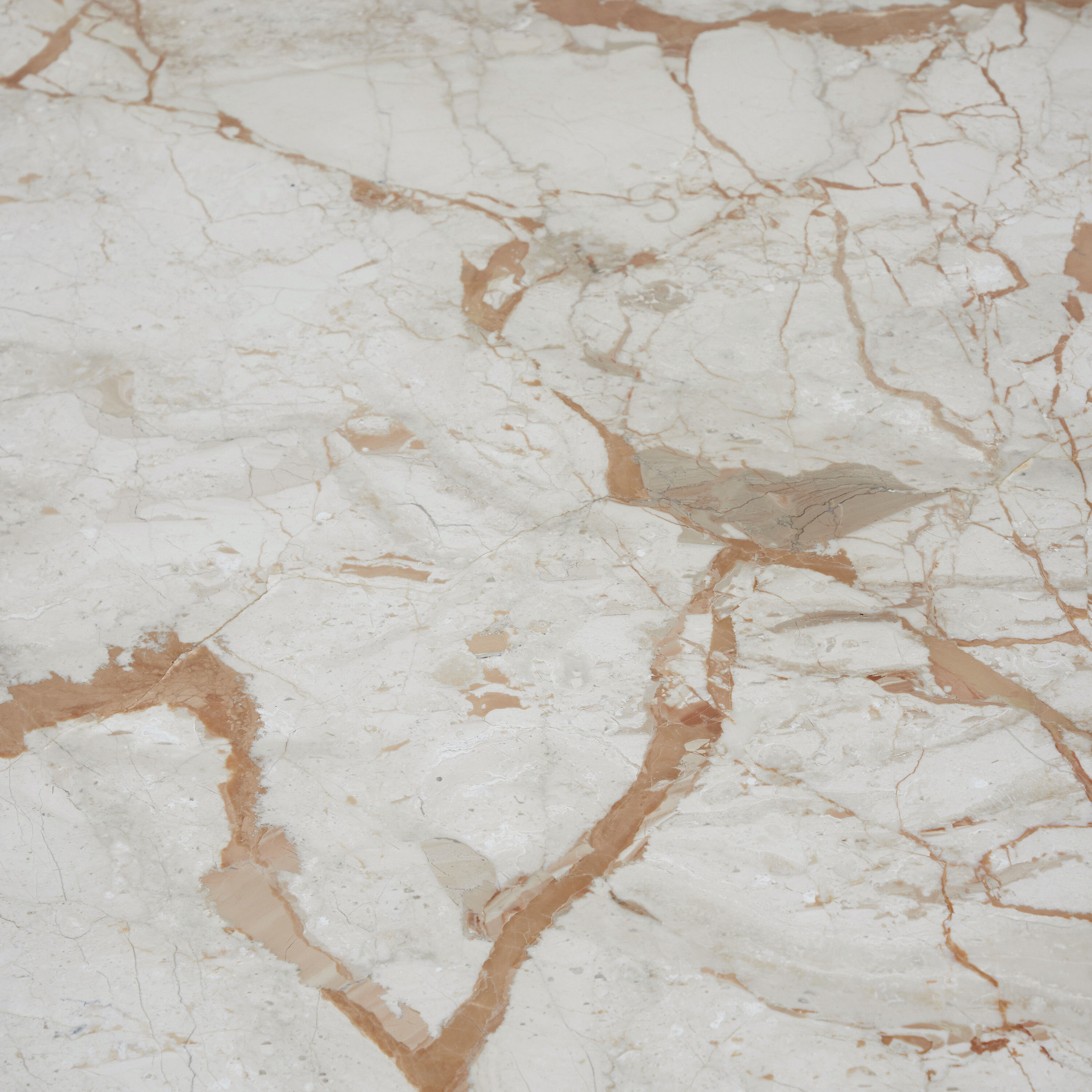 Alessio 48 X 18 inch Walnut and White Marble Coffee Table