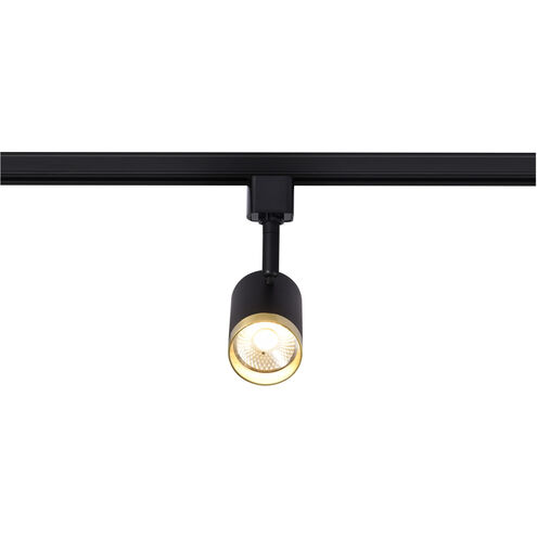 Brentwood 1 Light 120 Matte Black and Brushed Brass Track Lighting Ceiling Light