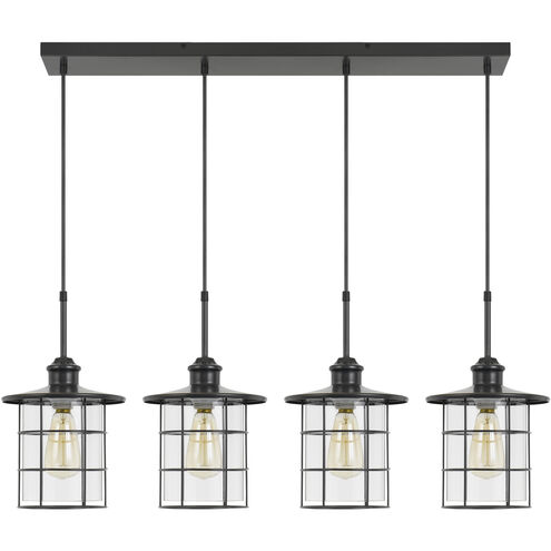Silverton 4 Light 44 inch Dark Bronze Island Light Ceiling Light