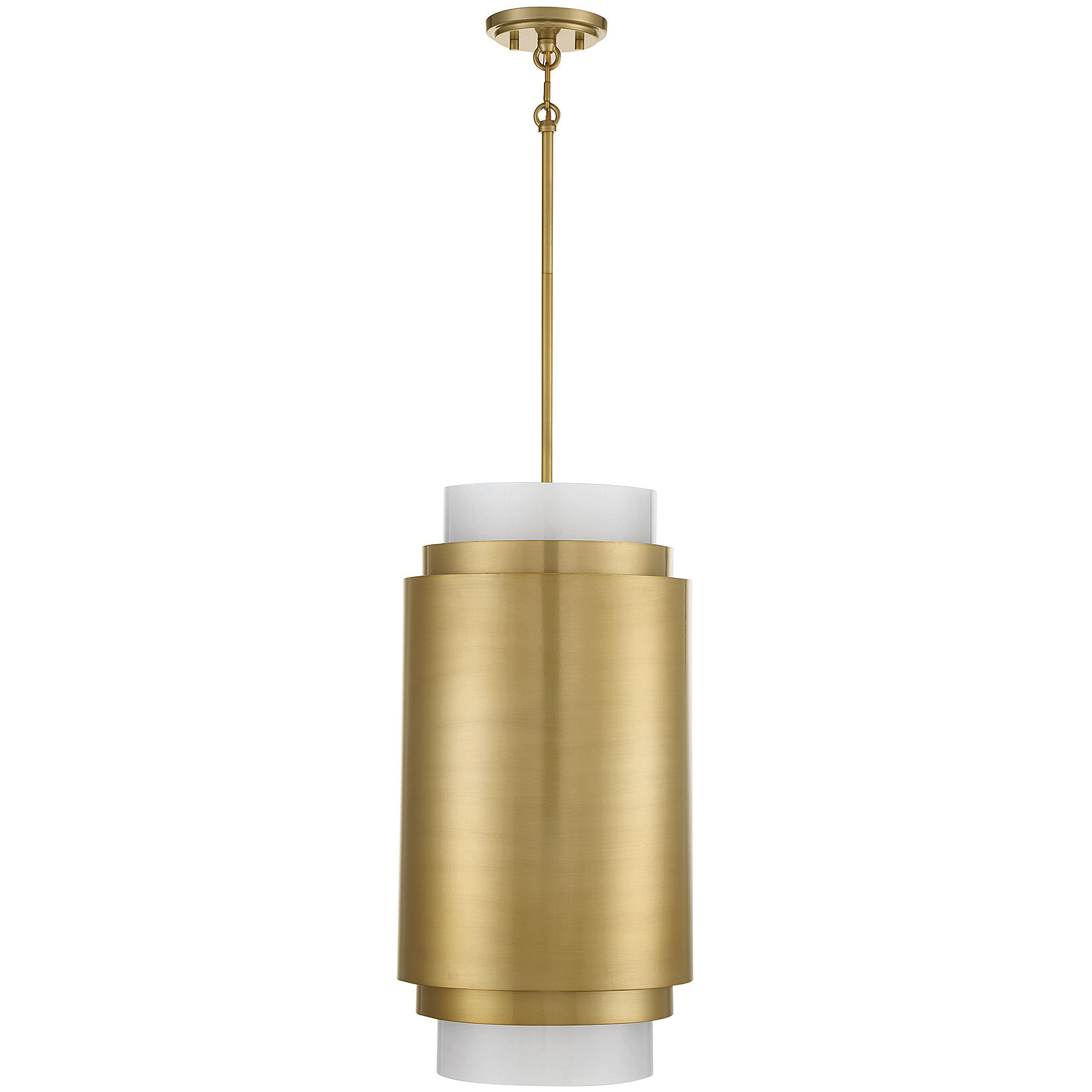 Beacon 3 Light 12 inch Burnished Brass Pendant Ceiling Light
