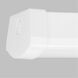 Drop Lens LED LED 5 inch White Flush Mount Ceiling Light