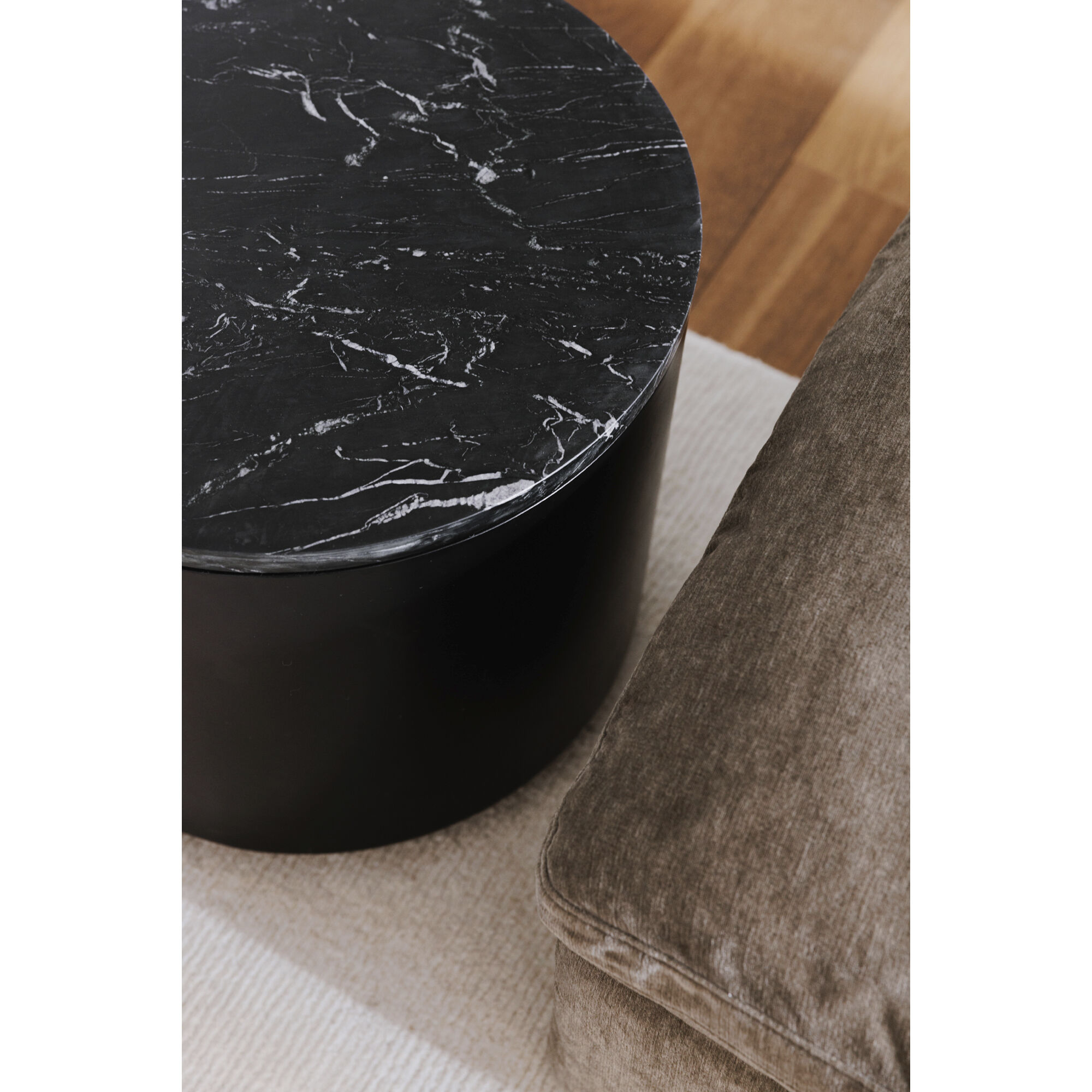 Ritual 20 X 20 inch Black End Table