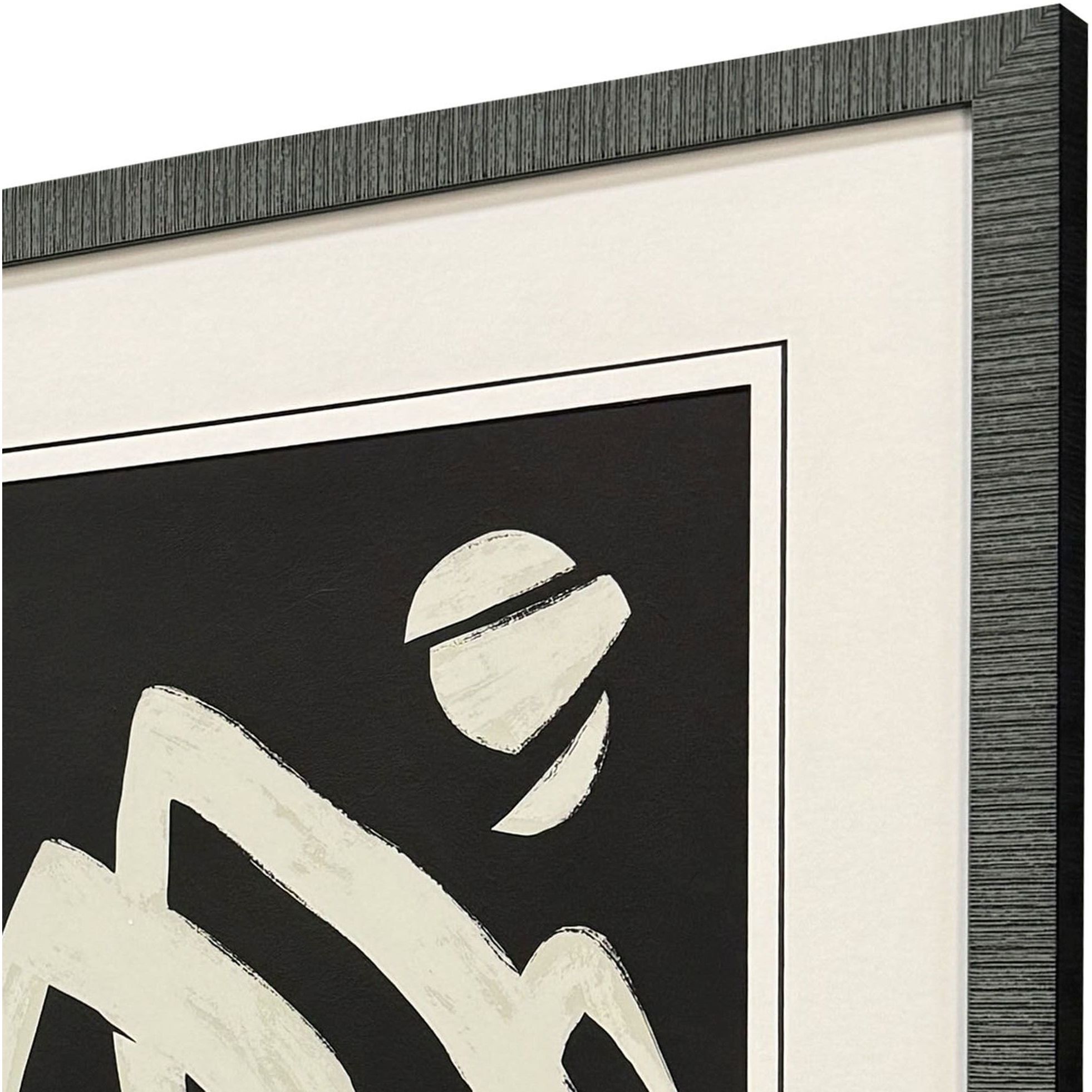 Neutral Spring Black and White Framed Art