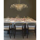 Autumn Twilight 12 Light 40 inch Mystic Gold Chandelier Ceiling Light, Large