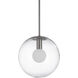 Quince LED 11.75 inch Satin Nickel Pendant Ceiling Light