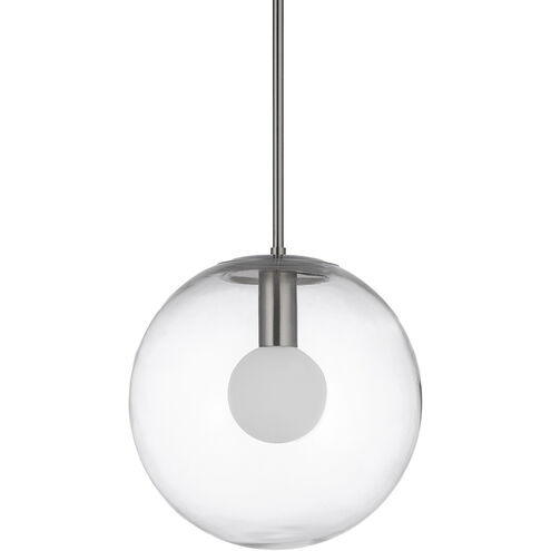 Quince LED 11.75 inch Satin Nickel Pendant Ceiling Light