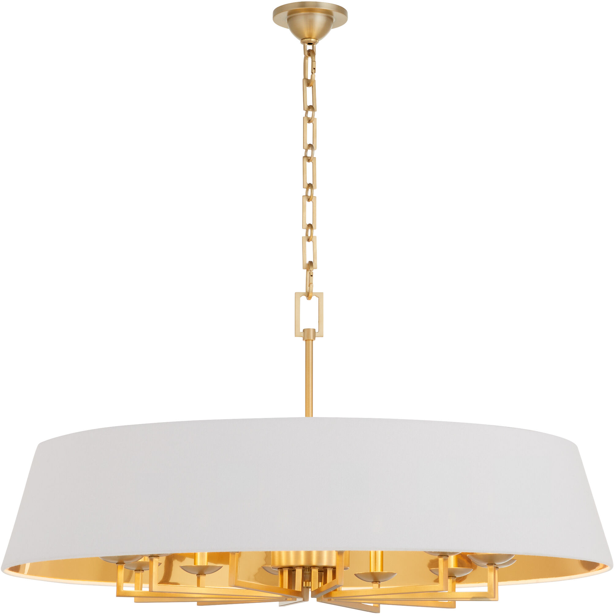 Karnes 12 Light 36 inch Aged Brass Pendant Ceiling Light