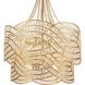 Anastasia 12 Light 26 inch Lacquered Gold Chandelier Ceiling Light