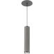Burning Man 1 Light 2.75 inch Antique Nickel Mini Pendant Ceiling Light