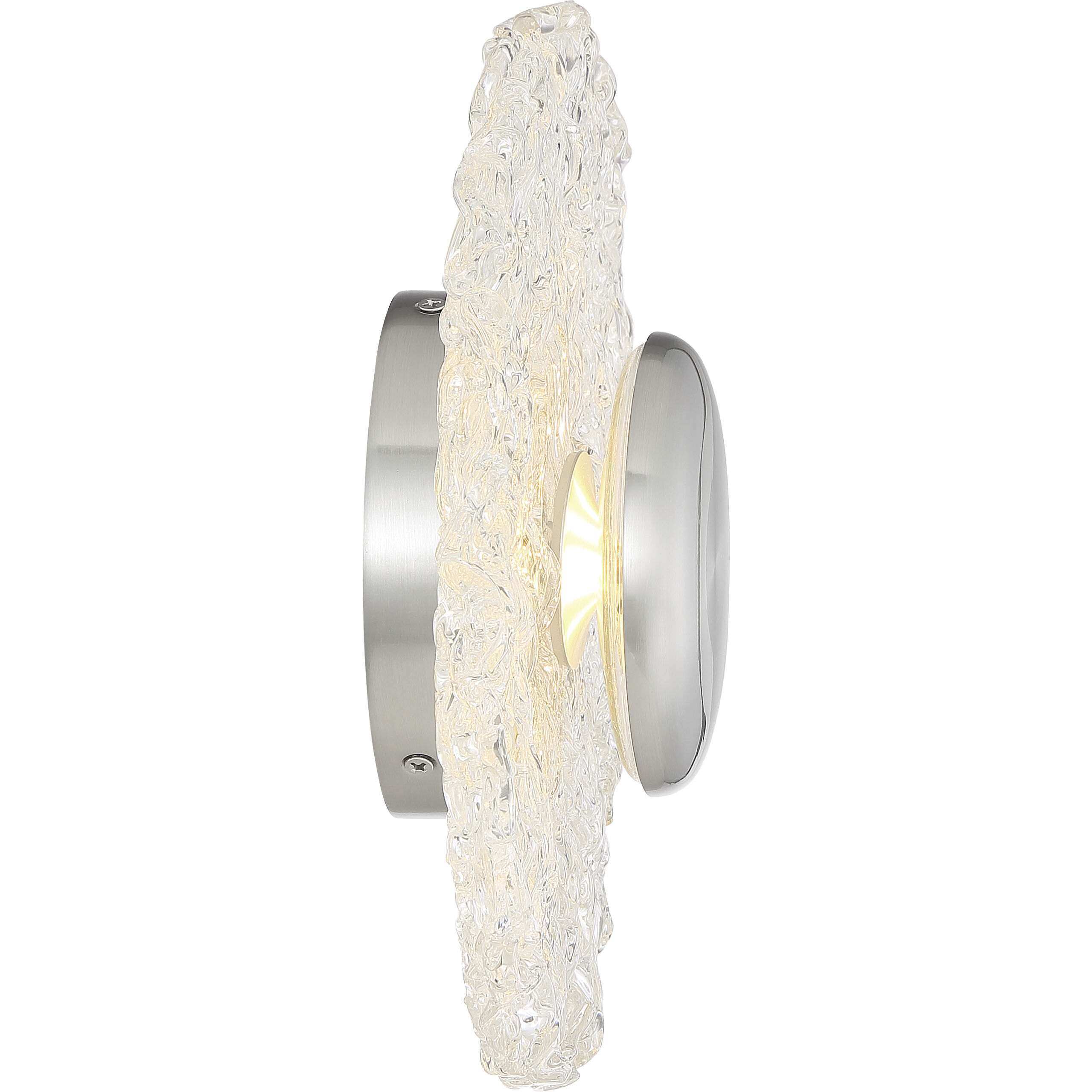 Riverbed LED 10.25 inch Polished Nickel Flush Mount Ceiling Light