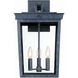 Belmont 3 Light 20 inch Graphite Outdoor Sconce