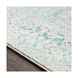 Channing 87 X 31 inch Teal Rug, Runner