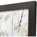 Silversong Birch White and Blue and Brown and Multi Framed Art