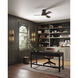 Trey 52 inch Brushed Nickel with Silver Blades Fan
