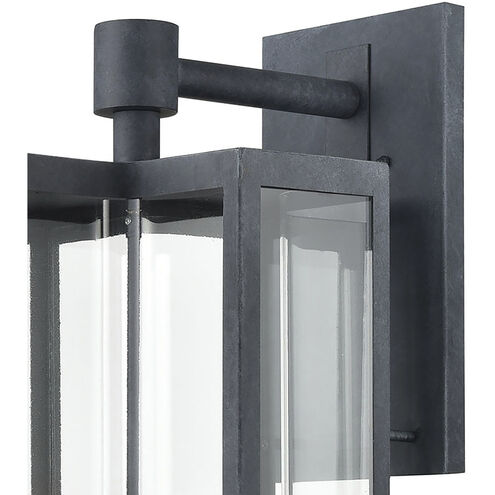 Bianca 4 Light 25 inch Aged Zinc Outdoor Wall Sconce