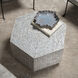Brando 32 X 17.5 inch Mixed Grey and White Mother of Pearl Coffee Table