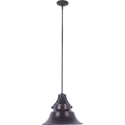 Union 1 Light 15 inch Oiled Bronze Gilded Outdoor Pendant, Large