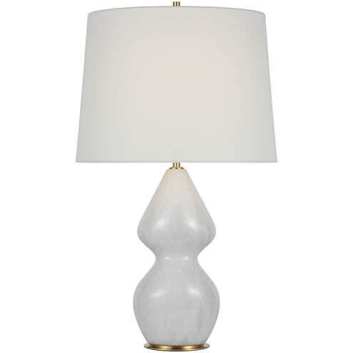 Thomas O'Brien Noppon 29.5 inch 15 watt Veiled White Table Lamp Portable Light