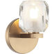 Carleton 1 Light 5 inch Aged Gold Brass Bath Vanity Light Wall Light