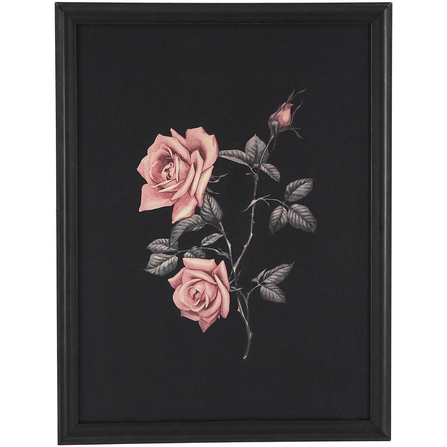 Wallflower Black/Multiple Wall Art, 6 Piece