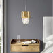 Canada 1 Light 10 inch Gold Single Pendant Lighting Ceiling Light