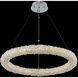 Lina LED 26 inch Chrome Pendant Ceiling Light in Firenze