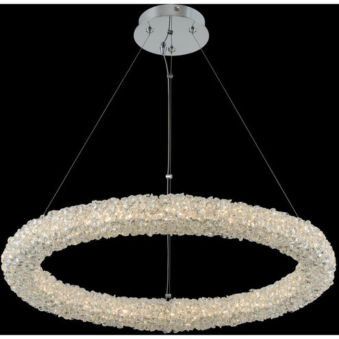 Lina LED 26 inch Chrome Pendant Ceiling Light in Firenze