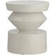 Uma 16 inch Ivory Accent Table