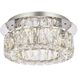 Monroe 1 Light 12 inch Chrome Flush Mount Ceiling Light