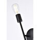 Armin 2 Light 4 inch Black Wall Sconce Wall Light