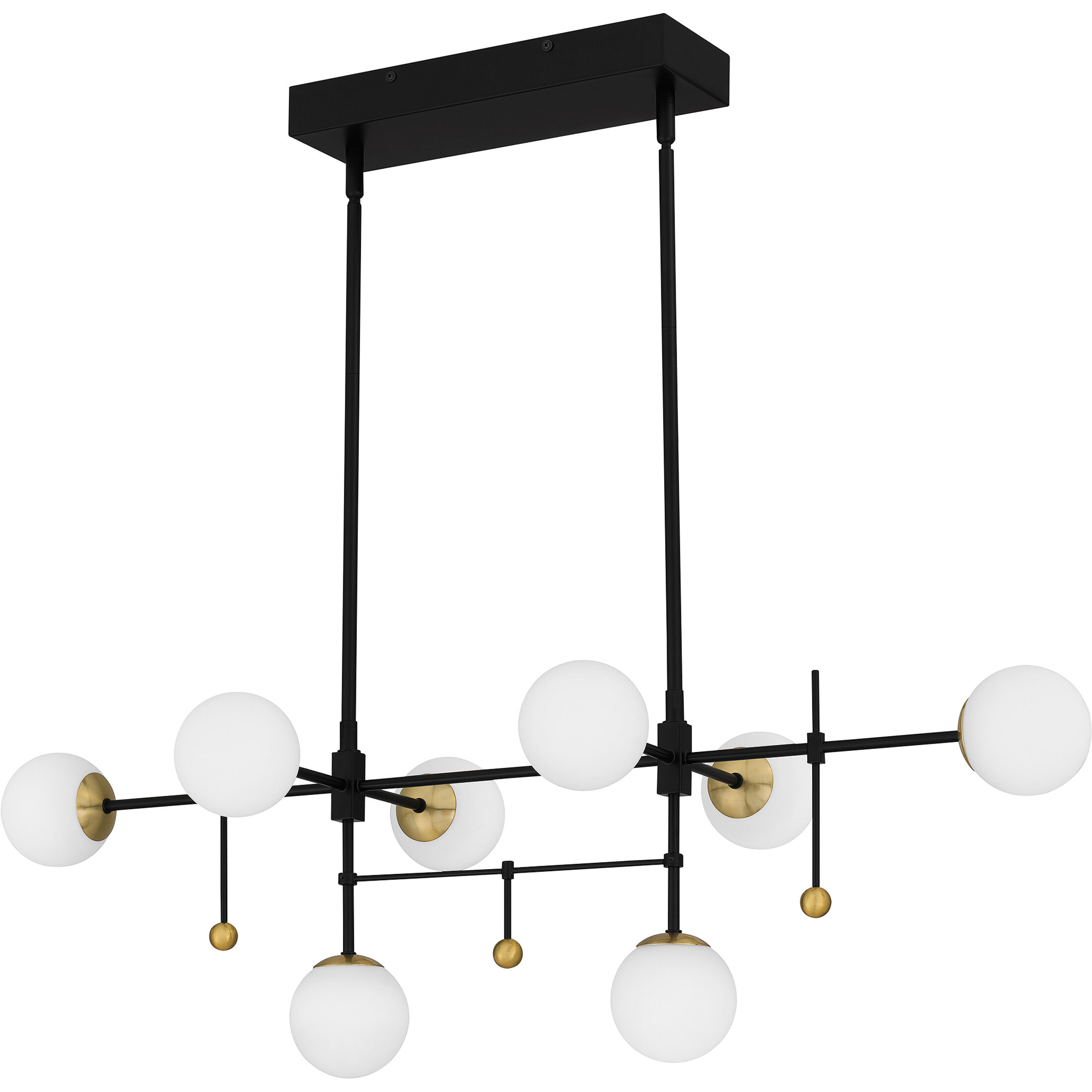 Blaire LED 40 inch Matte Black Island Light Ceiling Light