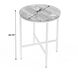 Caty Marble End Table in Multi