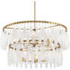 Willow 14 Light 45 inch Legacy Brass Pendant Ceiling Light
