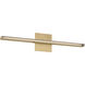 Mick De Giulio Serre LED 24 inch Natural Brass Bath Vanity Wall Light