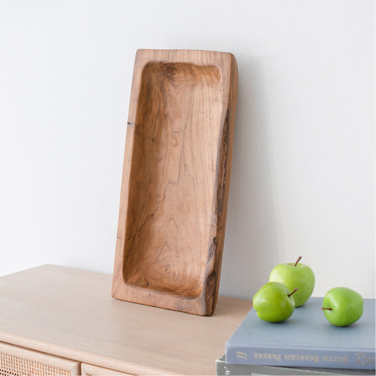 Rectangular Teak Natural Tray