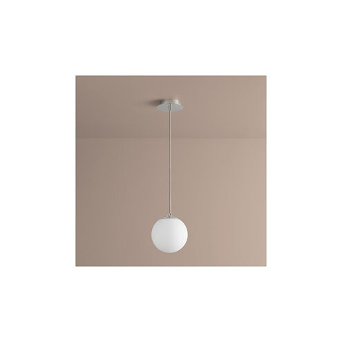 Luna LED 8 inch Polished Nickel Pendant Ceiling Light in 3000K