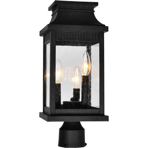 Milford 3 Light 18 inch Black Outdoor Post Lantern