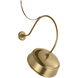 Thomas O'Brien Academy Barn Light LED 37.75 inch Hand-Rubbed Antique Brass Anchored Larrabee Barn Light in 16" Hand-Rubbed Antique Brass Rockhouse Shade