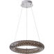Canada LED 20 inch Smoke Chandelier Ceiling Light
