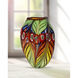Evelyn 12 X 8 inch Hand Blown Art Glass Vase