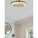 Portica 1 Light 16 inch Bronze Tiffany Flush Mount Ceiling Light