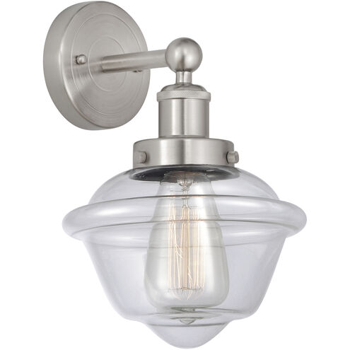 Oxford 1 Light 6.5 inch Brushed Satin Nickel Sconce Wall Light