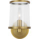 Reynolds 1 Light 5.38 inch Time Worn Brass Vanity Light Wall Light