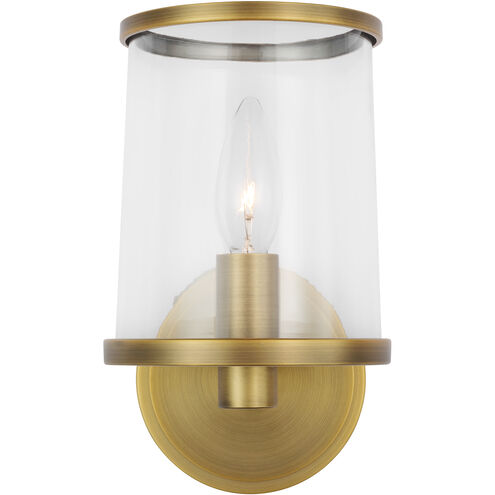 Reynolds 1 Light 5.38 inch Time Worn Brass Vanity Light Wall Light