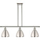Ballston Dome LED 36 inch Polished Nickel Island Light Ceiling Light